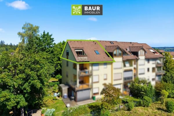 Immobilie in Ravensburg - Ravensburg-Weststadt: 2-Zimmer-Dachgeschosswohnung mit Nießbrauch - Bild 0