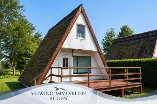 Immobilie in Mönchgut - Reetgedecktes Ferienhaus in Gager – Ruhe & Naturidylle auf der Insel Rügen - Bild 0