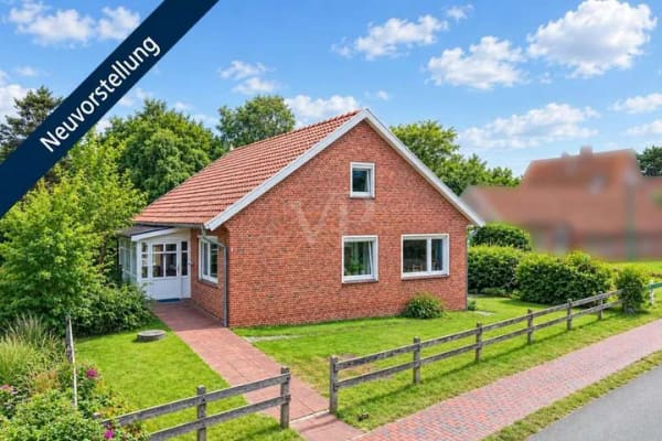 Immobilie in Langeoog - Freistehendes Einfamilienhaus mit Veranda und Garten auf Langeoog - Bild 0