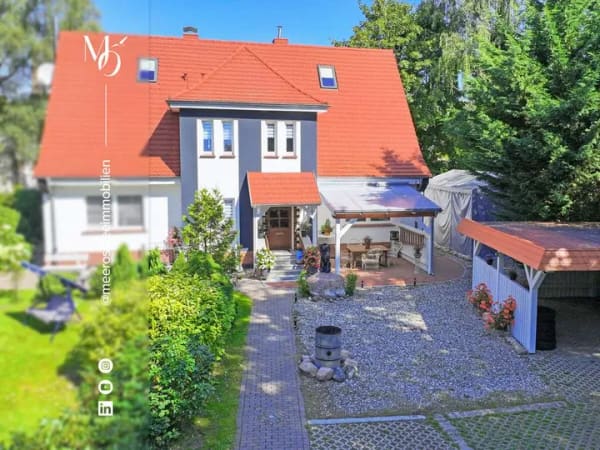 Immobilie in Bernitt - Wohnhaus mit 2 vollwertigen Wohnebenen // 250 m², 1.150 m² Grundstück // Familie o. Mehrgenerationen - Bild 0