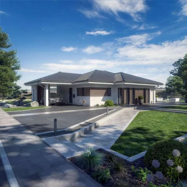 Immobilie in Sulzdorf a.d.Lederhecke - AMBIENCE 88 V3 - Bungalow mit Ecken und Kanten - Bild 0