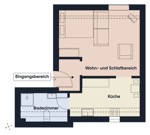 Immobilie in Knittlingen - Charmante 1-Zimmer-Dachgeschosswohnung in zentraler Lage | Knittlingen - Bild 4