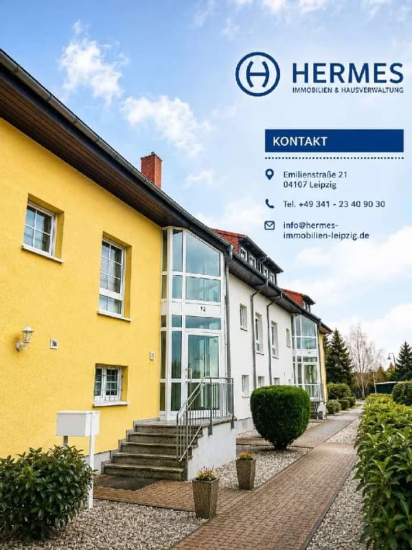 Immobilie in Belgershain - Attraktive 2-Raum-Dachgeschosswohnung mit zwei Balkonen, Stellplatz und besonderem Wohnambiente - Bild 0