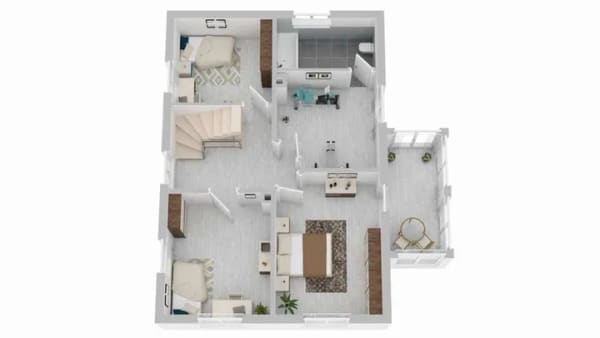 Immobilie in Sassenberg - Füchtorf Ein-/Zwei-Familienhaus mit großem Garten, Wärmepumpe, neuem Dach u.v.m. bezugsfrei in 2026 - Bild 2