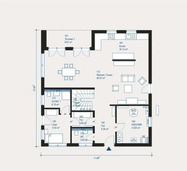 Immobilie in Leinefelde-Worbis - Stadtvilla mit Stil - Ihr Zuhause mit maximalem Komfort in Leinefelde-Worbis - Bild 3