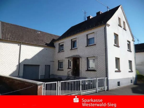 Immobilie in Willmenrod - Haus mit Scheune und großem Garten. - Bild 0