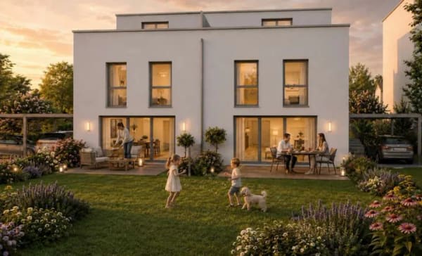 Immobilie in Malterdingen - Moderne Doppelhaushälften in Malterdingen – nachhaltig, hochwertig und familienfreundlich! KFW 40QNG - Bild 1