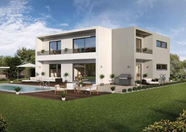 Immobilie in Puschendorf - Modernes Kubus-Design mit 278 m² Wohnfläche: Ein lichtdurchflutetes Familiendomizil der Extraklasse in Puschendorf - Bild 1