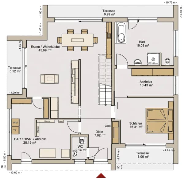 Immobilie in Puschendorf - Modernes Kubus-Design mit 278 m² Wohnfläche: Ein lichtdurchflutetes Familiendomizil der Extraklasse in Puschendorf - Bild 2