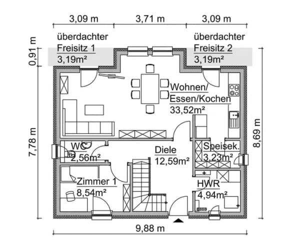 Immobilie in Teltow - Teltow (nähe S Bahnhof) mit Scan Haus ein Neues Heim erschaffen ! - Bild 1