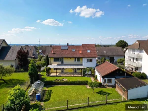 Immobilie in Alzenau - Schönes 3-Fam.-Haus mit Garagen & Garten in zentraler Lage von Hörstein - Bild 0