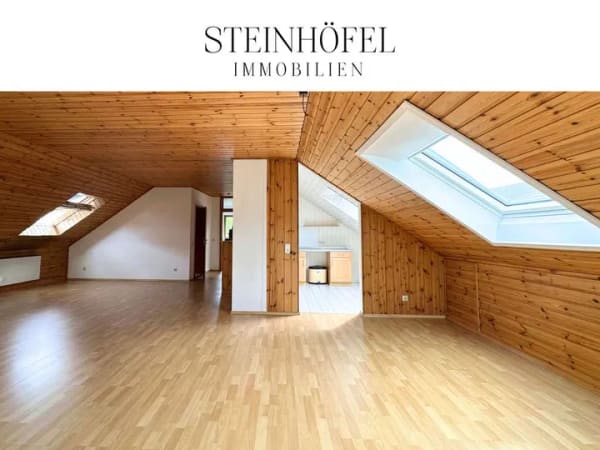 Immobilie in Ober-Olm - Großzügige Dachgeschosswohnung mit Westbalkon und Weitblick in Ober-Olm - Bild 0