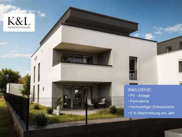 Immobilie in Weißenthurm - 4-Zi-Eigentumswohnung 1.OG mit Loggia inkl. PV-Anlage u. Wärmepumpe in Weißenthurm I Wohnung 2 - Bild 1