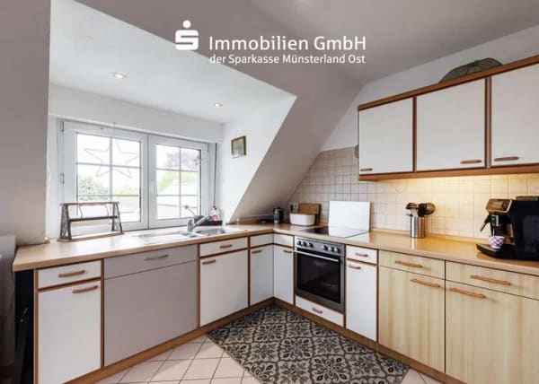 Immobilie in Telgte - Ideal zum Wohlfühlen - Gepflegte Dachgeschosswohnung in einem 5-Parteienhaus! - Bild 3