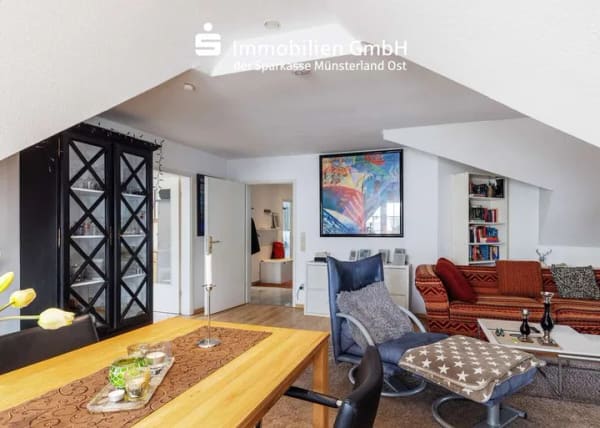 Immobilie in Telgte - Ideal zum Wohlfühlen - Gepflegte Dachgeschosswohnung in einem 5-Parteienhaus! - Bild 4
