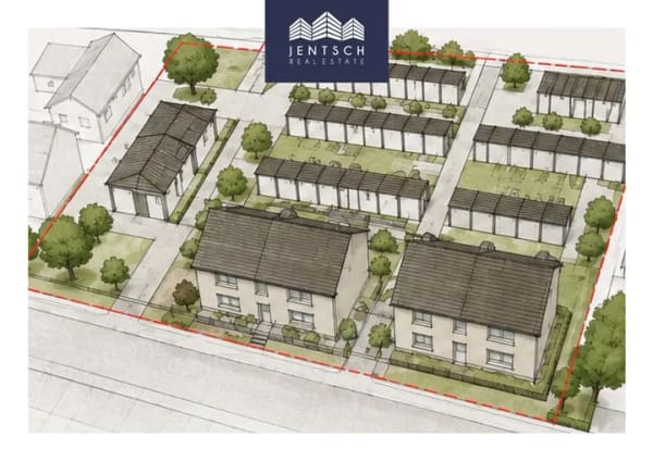 Immobilie in Voerde (Niederrhein) - 2 Mehrfamilienhäuser - 32 Garagen & viele Ideen zur Neugestaltung auf 3.200m² - Bild 0