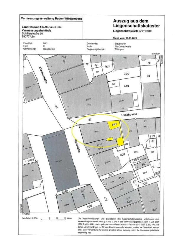 Immobilie in Blaubeuren - Kulturdenkmalgeschütztes Fachwerkhaus mit Wohn- und Gewerbeflächen im Herzen von Blaubeuren - Bild 1