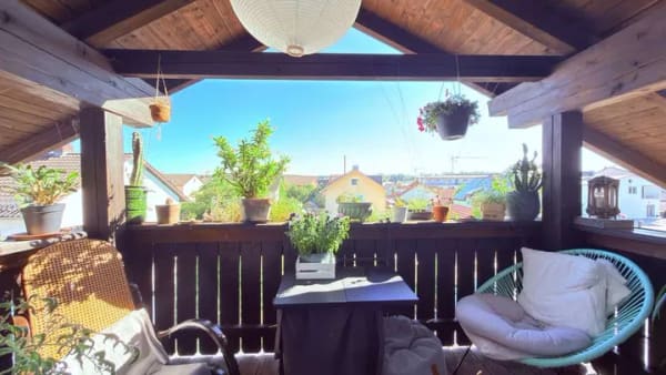 Immobilie in Marktl - ... AIGNER - attraktive, charmante DG-Wohnung mit Balkon auch für Kapitalanleger geeignet ... - Bild 0
