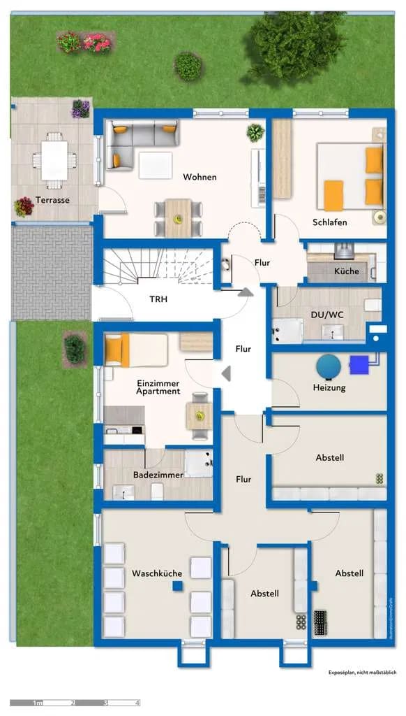 Immobilie in Ostfildern - Tolle Chance in Ostfildern!
Gepflegtes und vollvermietetes 4-Parteienhaus - Bild 3