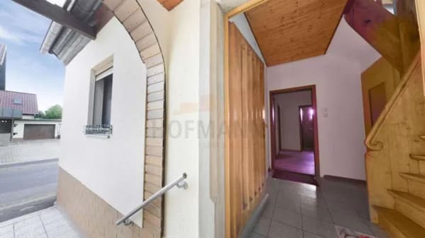 Immobilie in Oerlenbach - 2-Familienhaus in Ebenhausen, große Werkstatt, 2 Garagen, schöner Garten, herrl. Ortsrandlage - Bild 3