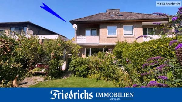 Immobilie in Bad Zwischenahn - Ruhig gelegene Doppelhaushälfte mit Garage in Bad Zwischenahn-Helle / nahe Herrenholz Dreibergen - Bild 0