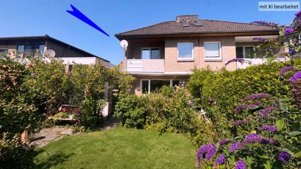 Immobilie in Bad Zwischenahn - Ruhig gelegene Doppelhaushälfte mit Garage in Bad Zwischenahn-Helle / nahe Herrenholz Dreibergen - Bild 1
