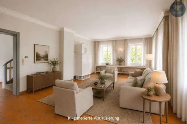Immobilie in Künzing - Charmante Stadtvilla mit Einliegerwohnung, Weinkeller & großem Garten - Bild 2