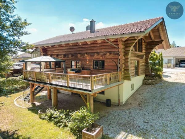 Immobilie in Bernried - Ein Zuhause wie kein zweites – exklusives Naturstammhaus - Bild 1
