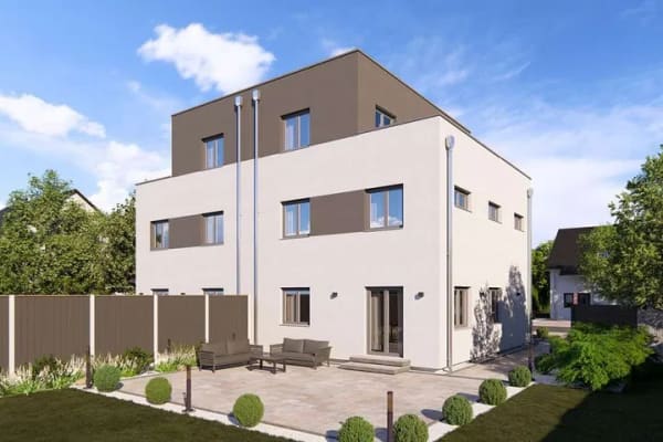 Immobilie in Denzlingen - Individuelle Doppelhaushälfte mit Dachterrasse in Denzlingen - Ihr Traumhaus nach Maß mit allkauf Fr - Bild 0