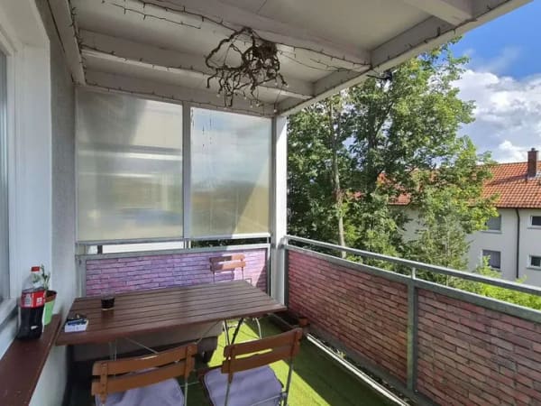 Immobilie in Dinkelsbühl - Vermietete 3-Zimmer-Wohnung mit Südbalkon und attraktivem Renditepotenzial - Bild 4
