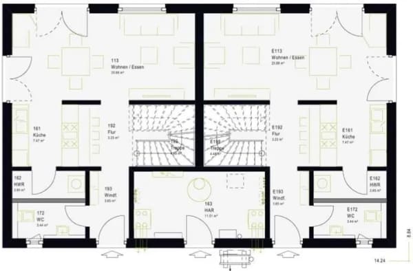 Immobilie in Tiddische - Jetzt aber los! Wohn(t)raum für zwei Familien. Traumhaus mit Traumgrundstück - Bild 2