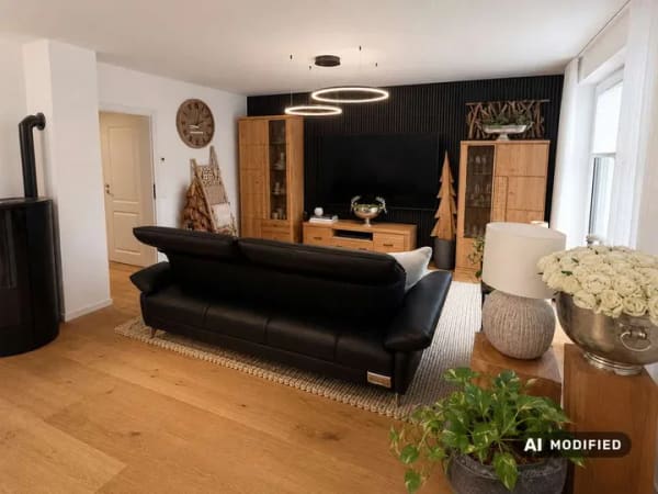 Immobilie in Hebertsfelden - Einziehen statt bauen: 180 m² Premium-Doppelhaushälfte mit PV, Klima und Doppelgarage - Bild 1