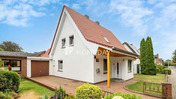 Immobilie in Harpstedt - Charmantes Einfamilienhaus mit Wintergarten, Kamin, Garten & moderner Technik in Harpstedt  - Bild 0