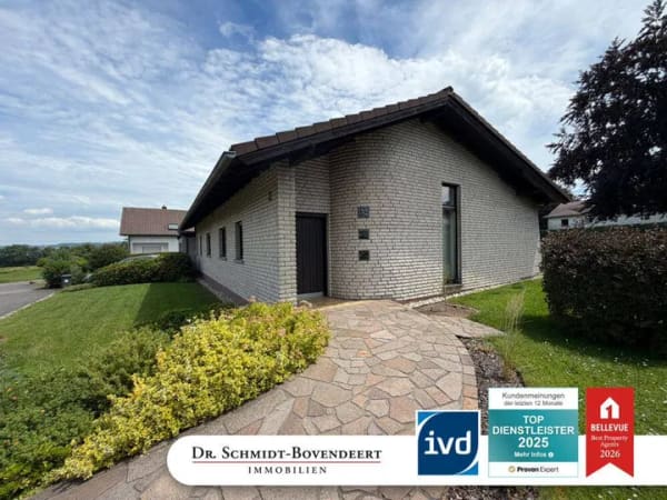 Immobilie in Alpenrod - Verklinkerter Bungalow mit großem Garten und Sauna in Alpenrod - Bild 0