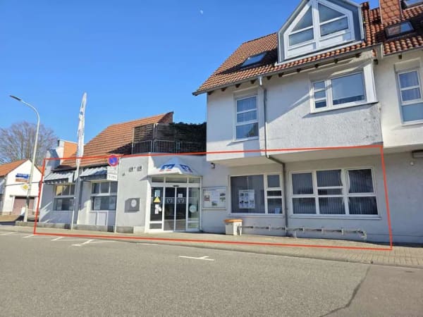Immobilie in Römerberg - Renditestarke Gewerbeeinheit mit Kellerräumen - langfristiges Mietverhältnis- Volksbank als Mieter - Bild 1