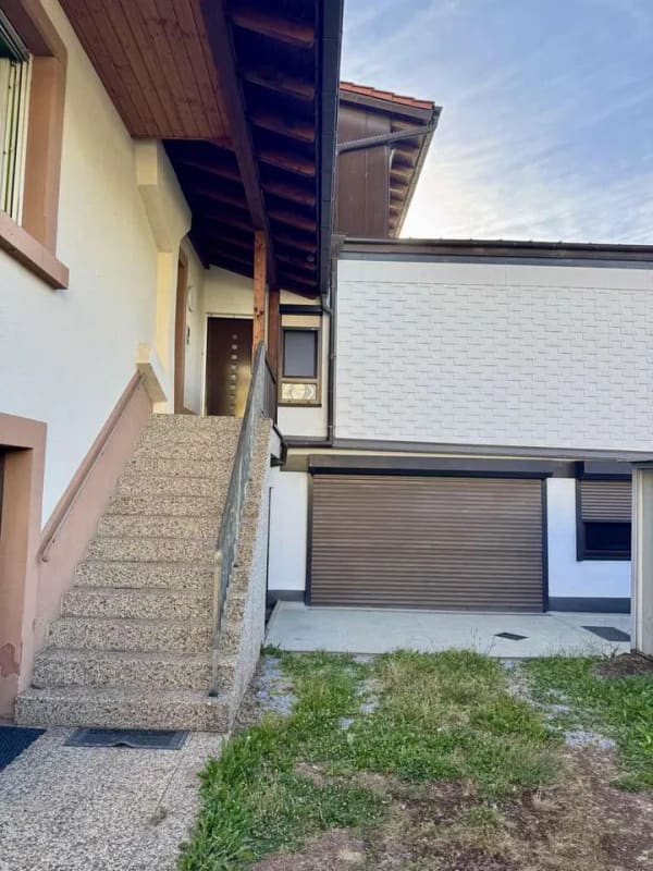 Immobilie in Otterbach - Otterbach: Wohn-/ Geschäftshaus mit 2 Garagen und schönem Blick ins Ottertal - Bild 1