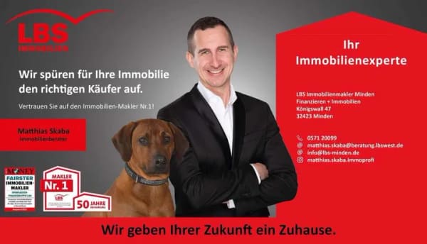 Immobilie in Porta Westfalica - Zu Füßen des Kaisers: Wohn- und Geschäftshaus mit Arztpraxis... - Bild 1