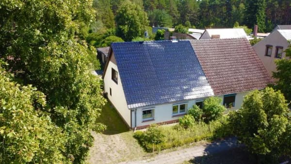 Immobilie in Zehdenick - Gepflegte Doppelhaushälfte mit großem Grundstück und Waldnähe an der Schorfheide in Kurtschlag - Bild 0