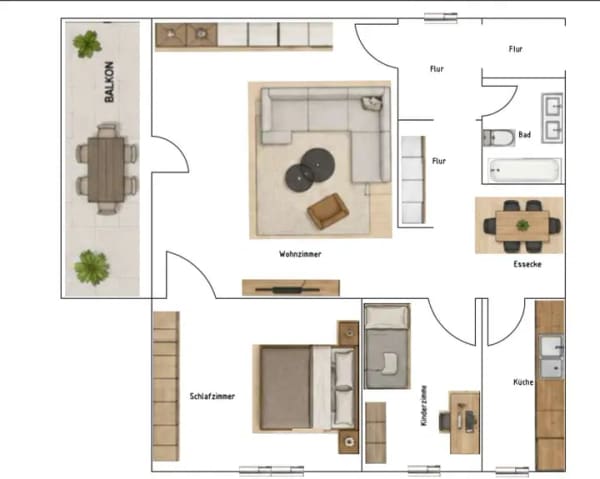 Immobilie in Sprockhövel - 3-Zimmer-Wohnung mit Aufzug und großen Balkon in Sprockhövel - Bild 2