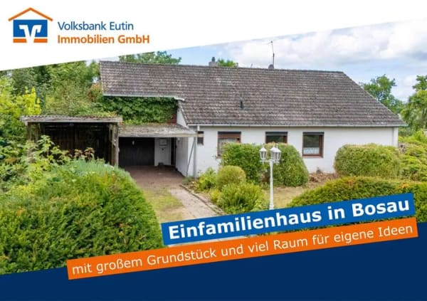 Immobilie in Bosau - Einfamilienhaus in Bosau mit großem Grundstück nahe dem Plöner See - Bild 0