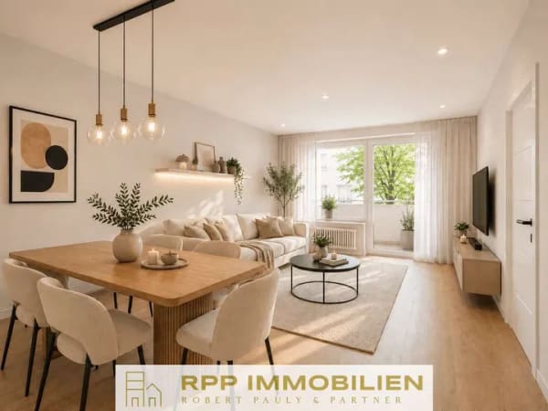 Immobilie in Oberschleißheim - Helle 3,5-Zimmerwohnung mit sonniger West-Loggia und vielseitigem Potenzial – ideal für Familien - Bild 3