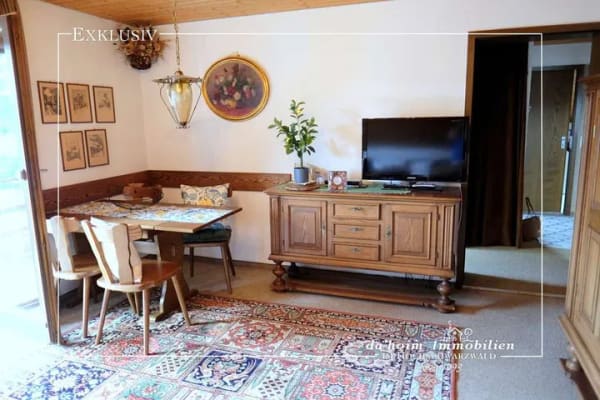 Immobilie in Schluchsee - Heimatwinkel - 3-Zi. Dachgeschosswohnung mit Balkon - Bild 0