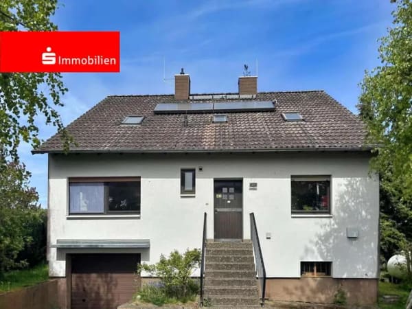 Immobilie in Rabenau - Freistehendes Einfamilienhaus mit unverbaubarem Feldblick in Rabenau-Rüddingshausen
 - Bild 0