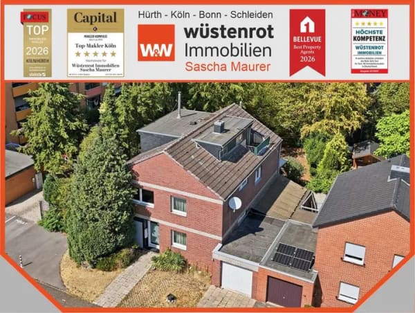 Immobilie in Frechen - Mit 3D: Viel Platz für Ihre Wohnideen – 
Großzügiges Zweifamilienhaus für Generationen oder Freunde - Bild 0