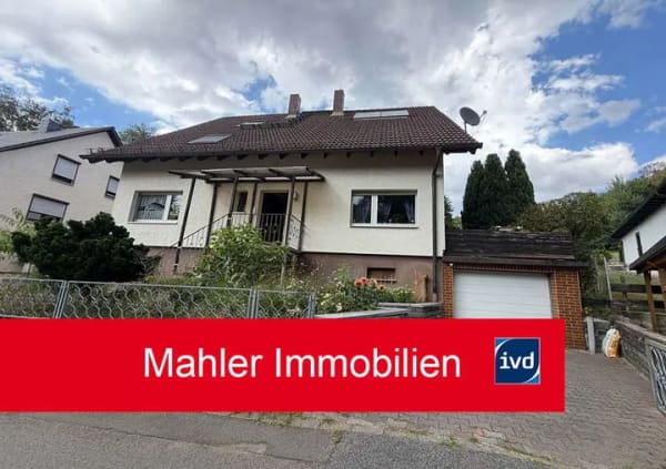 Immobilie in Lautertal - Wohnen im Grünen - gepflegtes Ein – bis Zweifamilienhaus in Feldrandlage - Bild 0