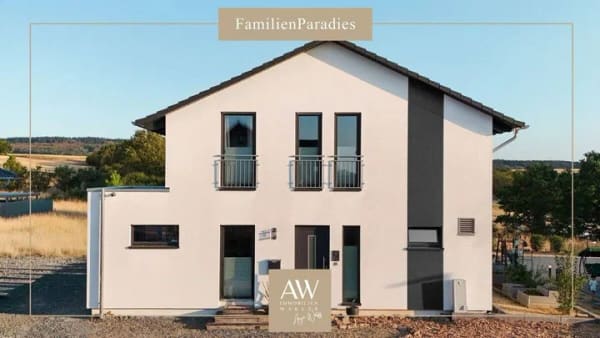 Immobilie in Schöffengrund - ***FamilienParadies*** Energieeffizienter Neubau trifft Feldrand. Stadtnah und kinderfreundlich. - Bild 0