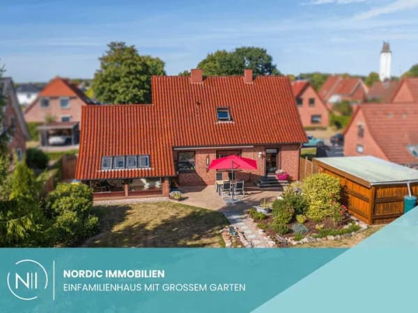 Immobilie in Nortorf - Leben, entspannen, ankommen – Gemütliches Einfamilienhaus mit großem Garten - Bild 0