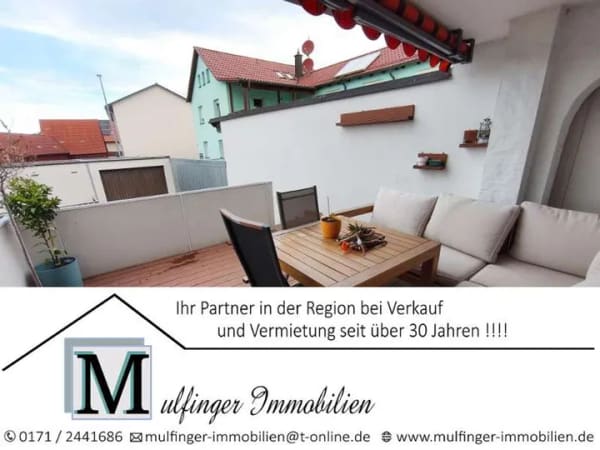 Immobilie in Heßdorf - 3 Zi. Wohnung im EG mit Terrasse, Gartenmktbenutzung und Garage - Bild 0