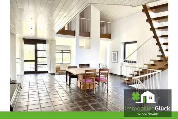 Immobilie in Hilter - Exklusives Architektenhaus auf großzügigem Grundstück mit Entwicklungspotenzial - Bild 2