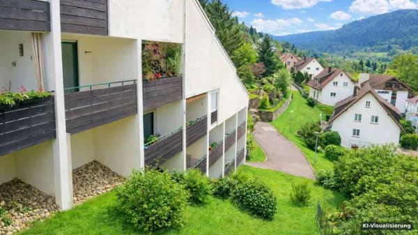 Immobilie in Bad Wildbad - Charmante Kapitalanlage: Vermietete Etagenwohnung mit Balkon in Bad Wildbad - Bild 1